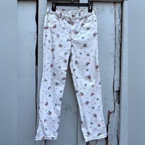 Billabong x Wrangler Women's Floral White Jeans